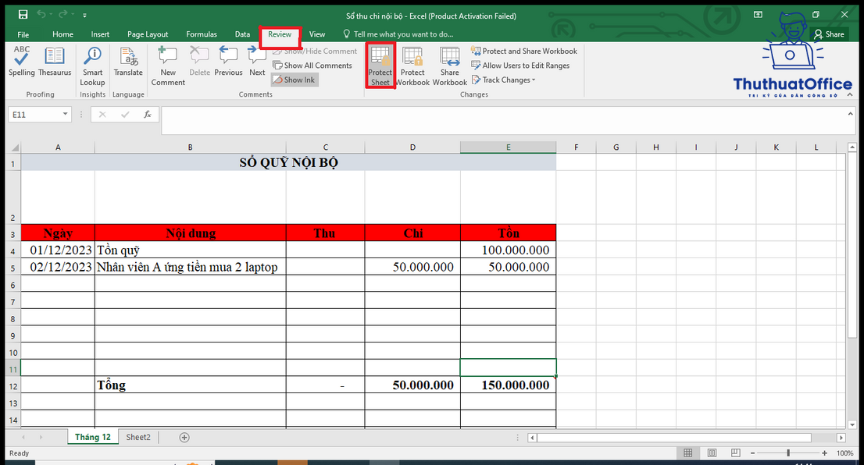 Tổng quan về Khôi Phục Sheet Đã Xóa trong Excel 6