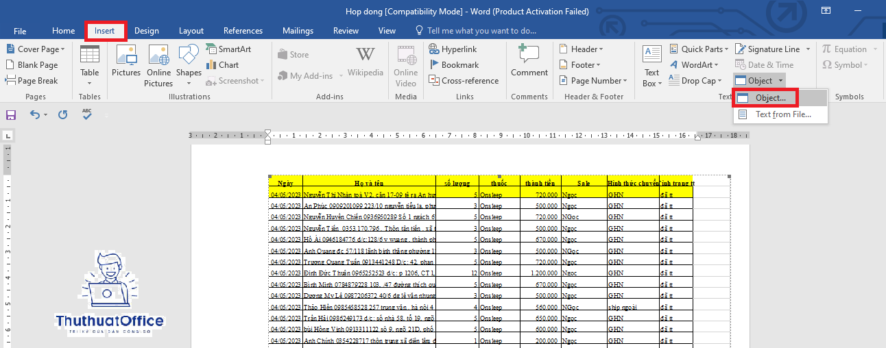 Hướng Dẫn Bạn Dễ Dàng Chuyển Excel sang Word Hiệu Quả 2