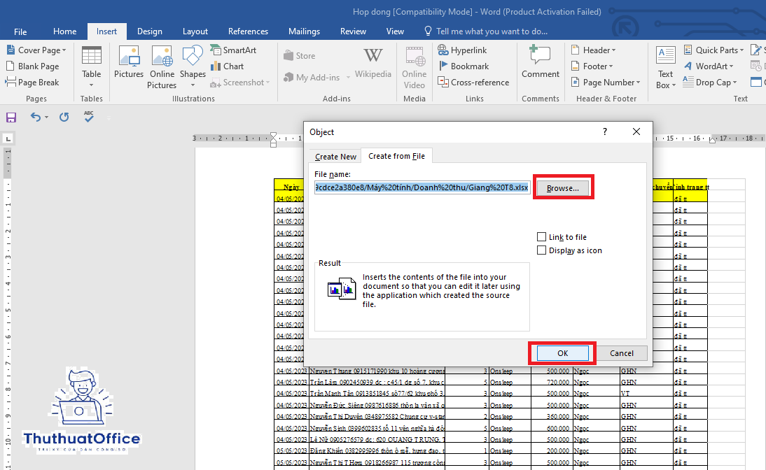 Hướng Dẫn Bạn Dễ Dàng Chuyển Excel sang Word Hiệu Quả 4