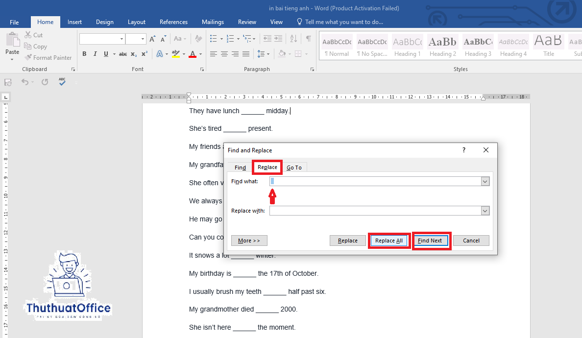 Hướng Dẫn Chi Tiết Cách Thay Thế Từ trong Word Cho Người Mới Bắt Đầu 2
