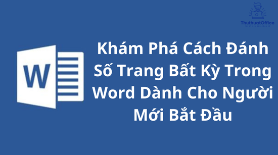 Khám Phá Cách Đánh Số Trang Bất Kỳ Trong Word Dành Cho Người Mới Bắt Đầu