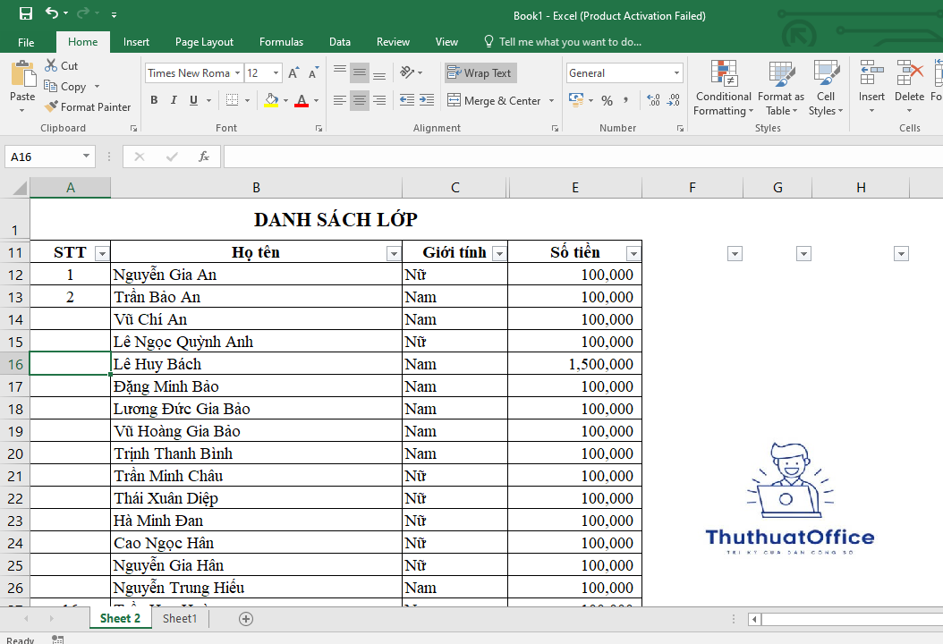 Hướng Dẫn Chi Tiết Cách Đánh Số Thứ Tự Trong Excel 4