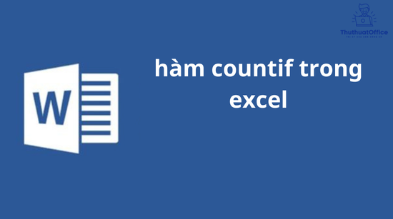 hàm countif trong excel