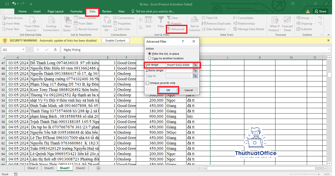 Tổng Hợp Những Cách Lọc Dữ Liệu Trong Excel Đơn Giản Nhất 2