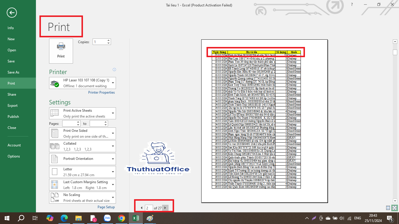 Hướng Dẫn Chi Tiết Cách Lặp Lại Tiêu Đề Trong Excel Cho Bảng Tính Chuyên Nghiệp 2