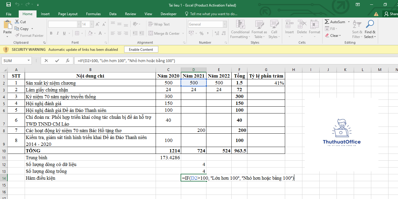 Hướng Dẫn Chi Tiết Cách Tính Trên Excel Cho Người Mới Bắt Đầu 4