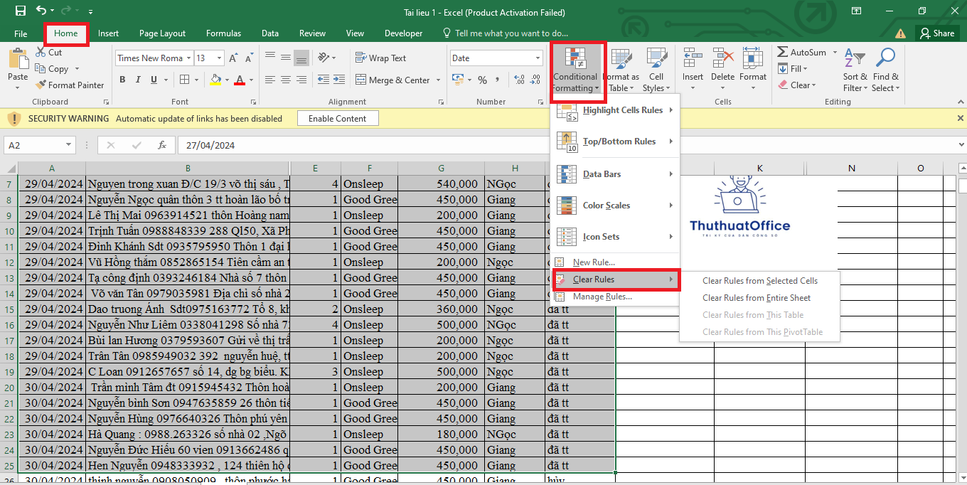 Cách Giảm Dung Lượng File Excel Nhanh, Đơn Giản Và Hiệu Quả 1