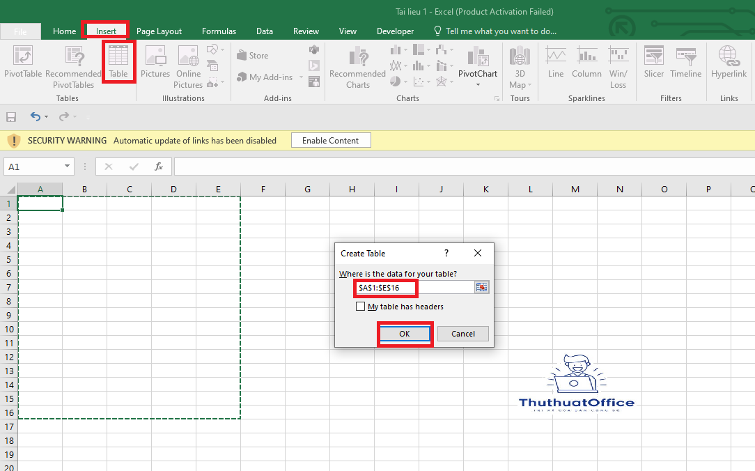 Cách Tạo Bảng Excel Đơn Giản Và Dễ Thực Hiện Nhất 1