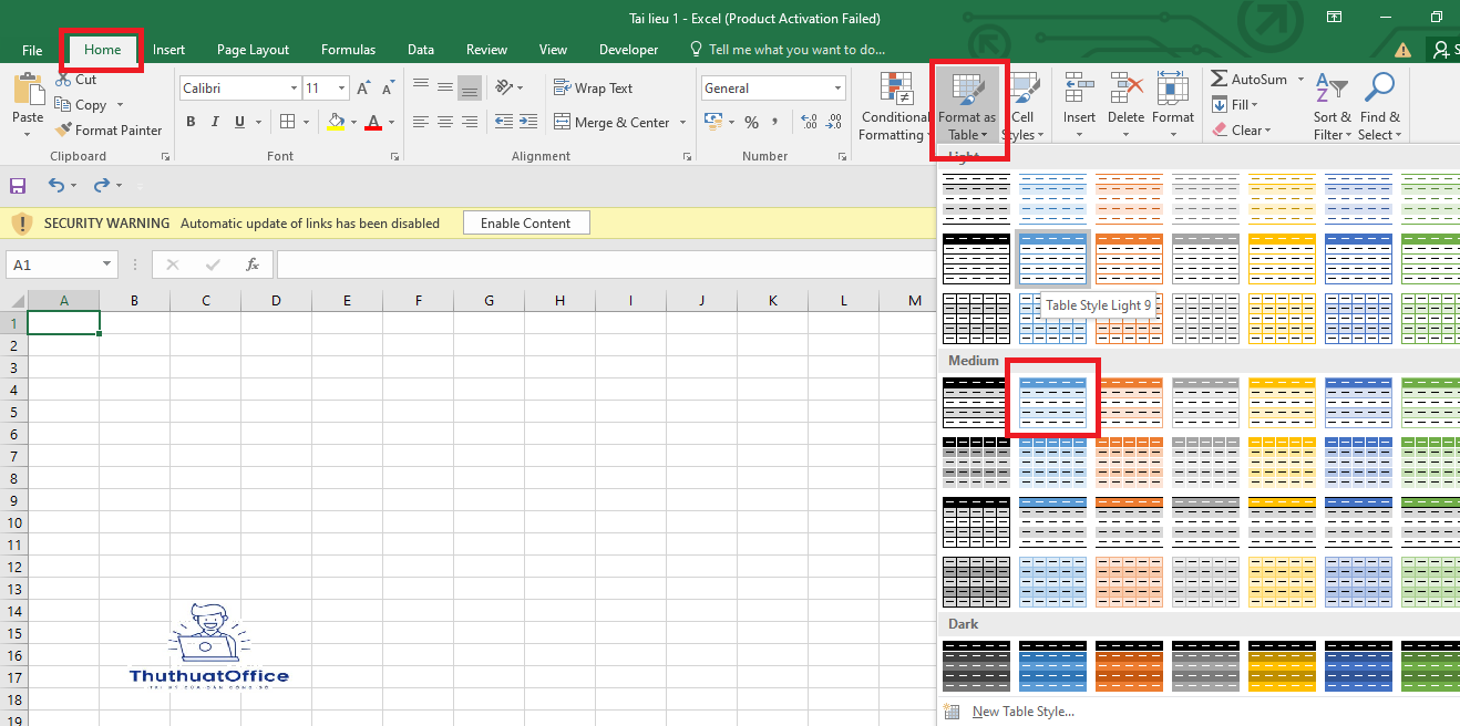 Cách Tạo Bảng Excel Đơn Giản Và Dễ Thực Hiện Nhất 3