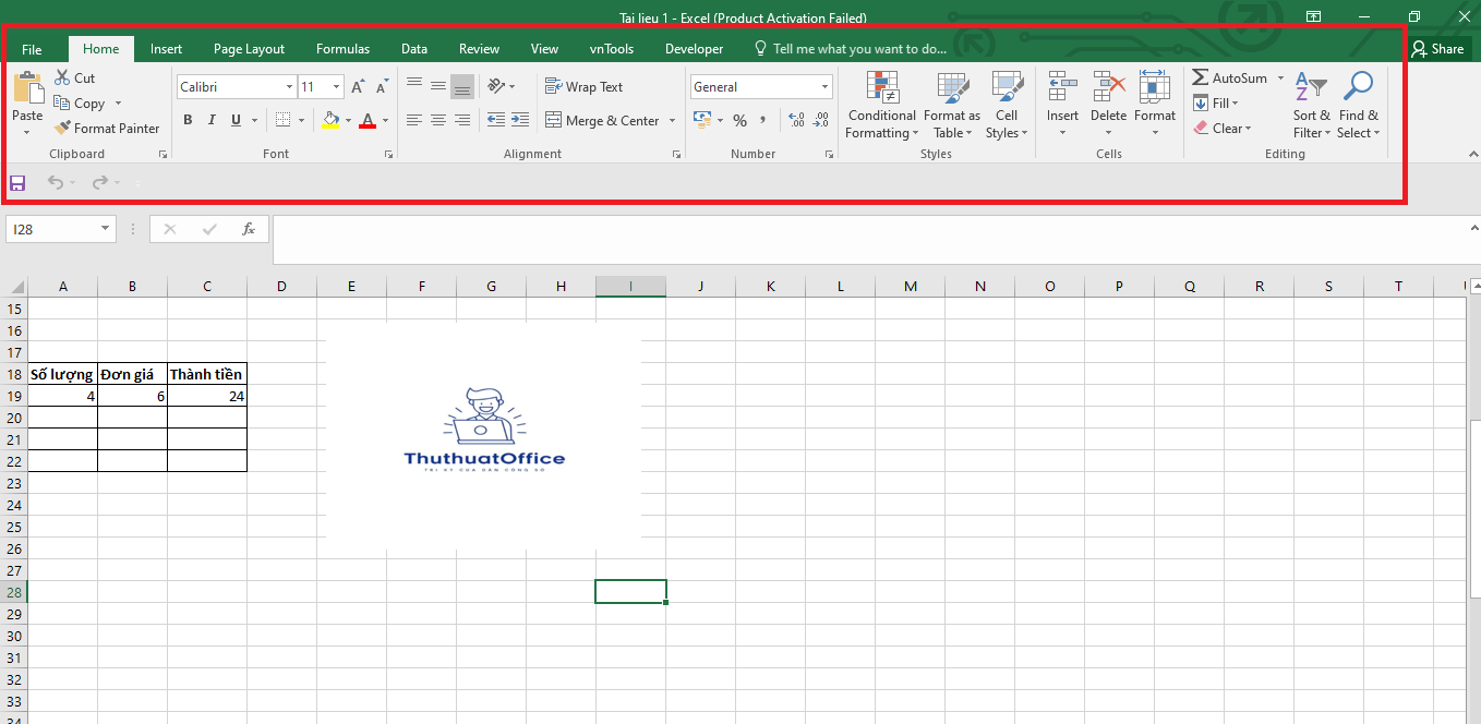 4 Cách Hiện Thanh Công Cụ Trong Excel Chi Tiết – Đơn Giản 1