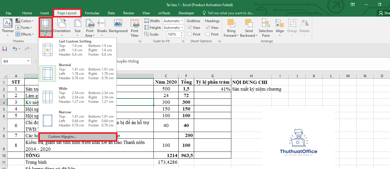 Hướng Dẫn Cách Căn Lề Trong Excel Cực Chuẩn 2