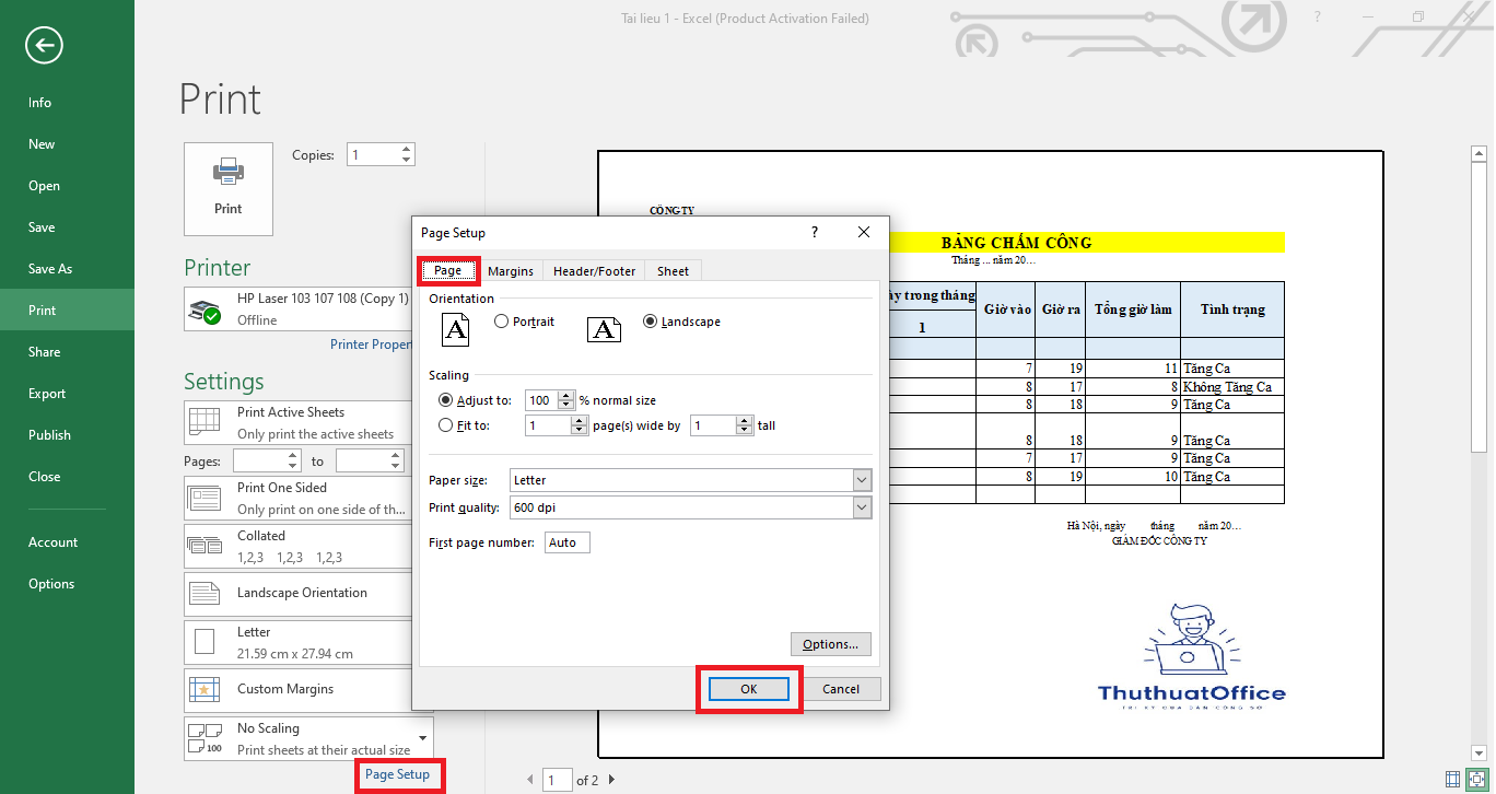 Cách In Văn Bản, Dữ Liệu Trong Microsoft Excel: Hướng Dẫn Chi Tiết 1