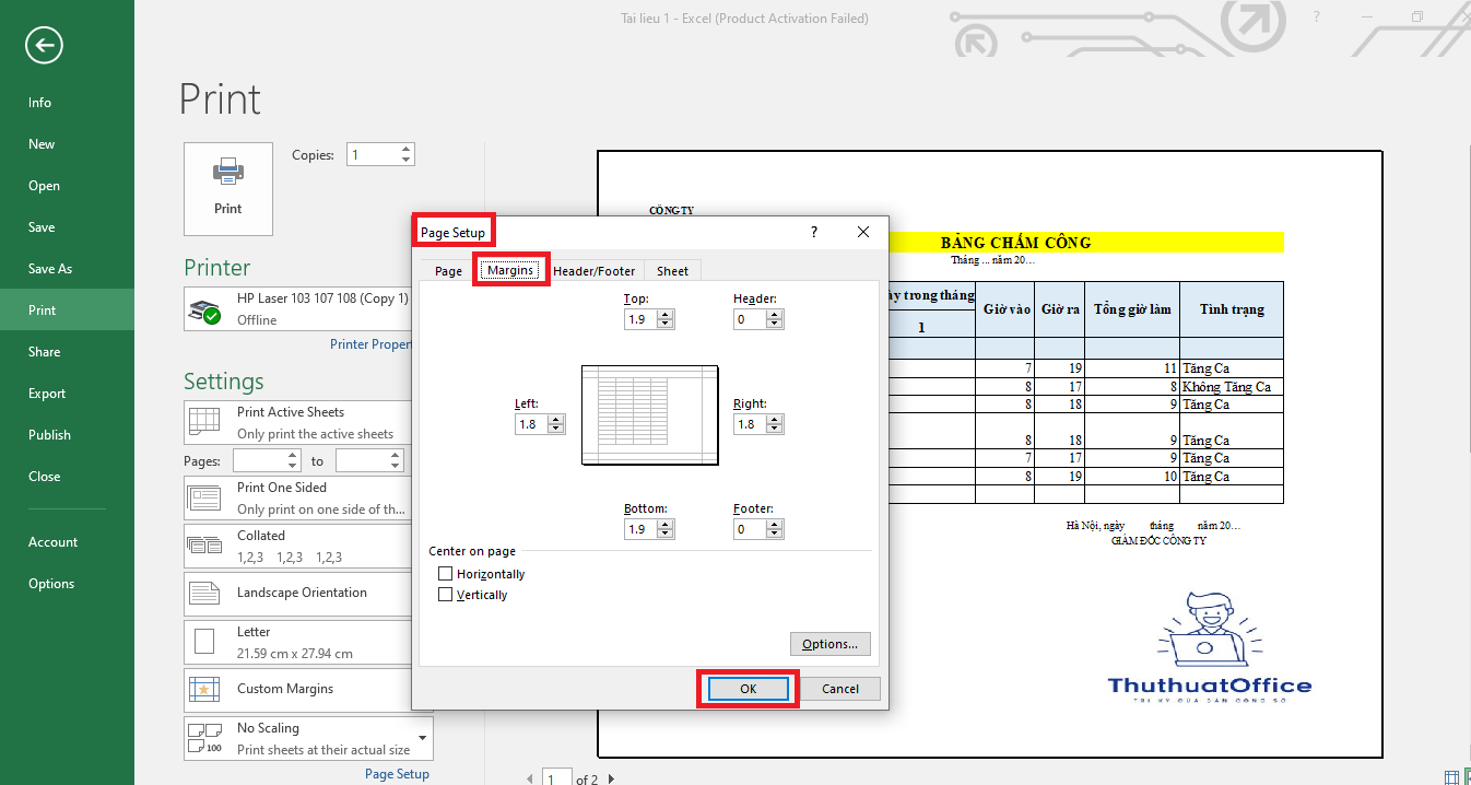 Cách In Văn Bản, Dữ Liệu Trong Microsoft Excel: Hướng Dẫn Chi Tiết 2