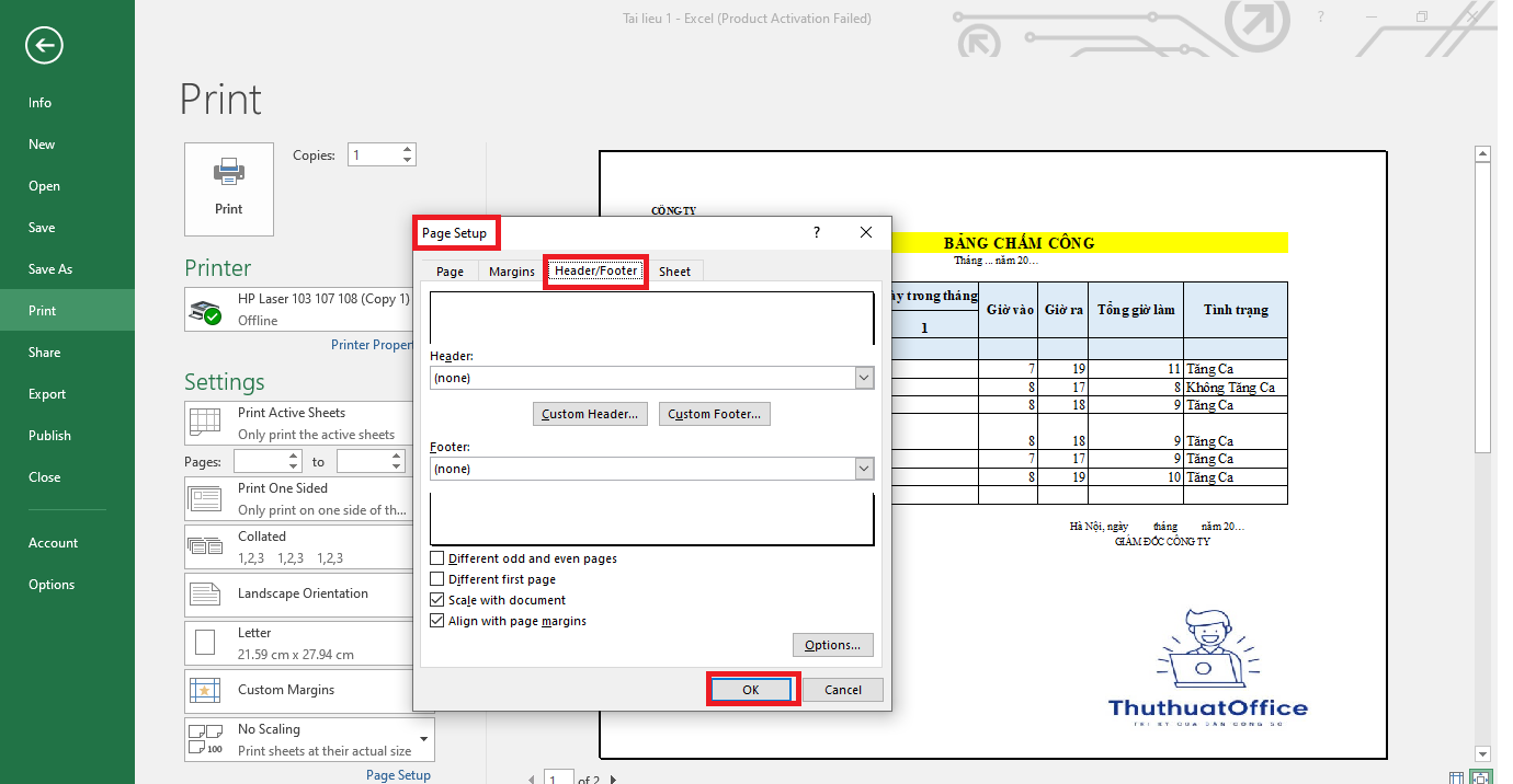 Cách In Văn Bản, Dữ Liệu Trong Microsoft Excel: Hướng Dẫn Chi Tiết 3