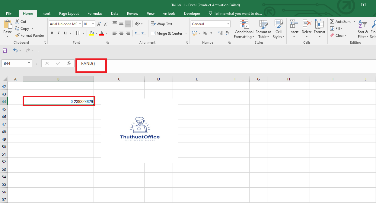 Hướng Dẫn Cách Sử Dụng Hàm Random Trong Excel – Hàm Tạo Số Ngẫu Nhiên 1