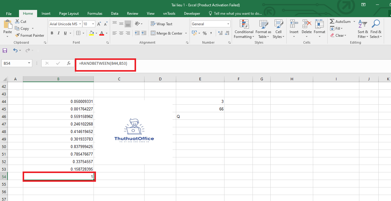 Hướng Dẫn Cách Sử Dụng Hàm Random Trong Excel – Hàm Tạo Số Ngẫu Nhiên 6