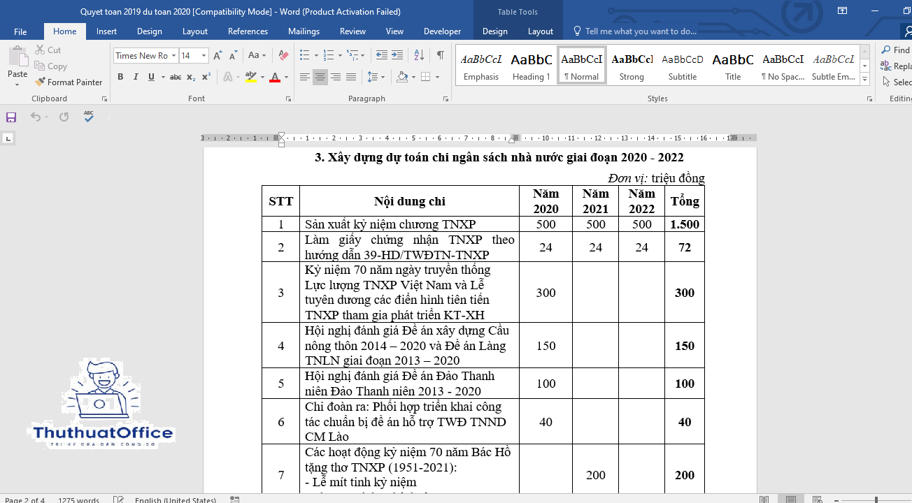 Hướng Dẫn Đầy Đủ Và Chi Tiết Chuyển Word Sang Excel 1