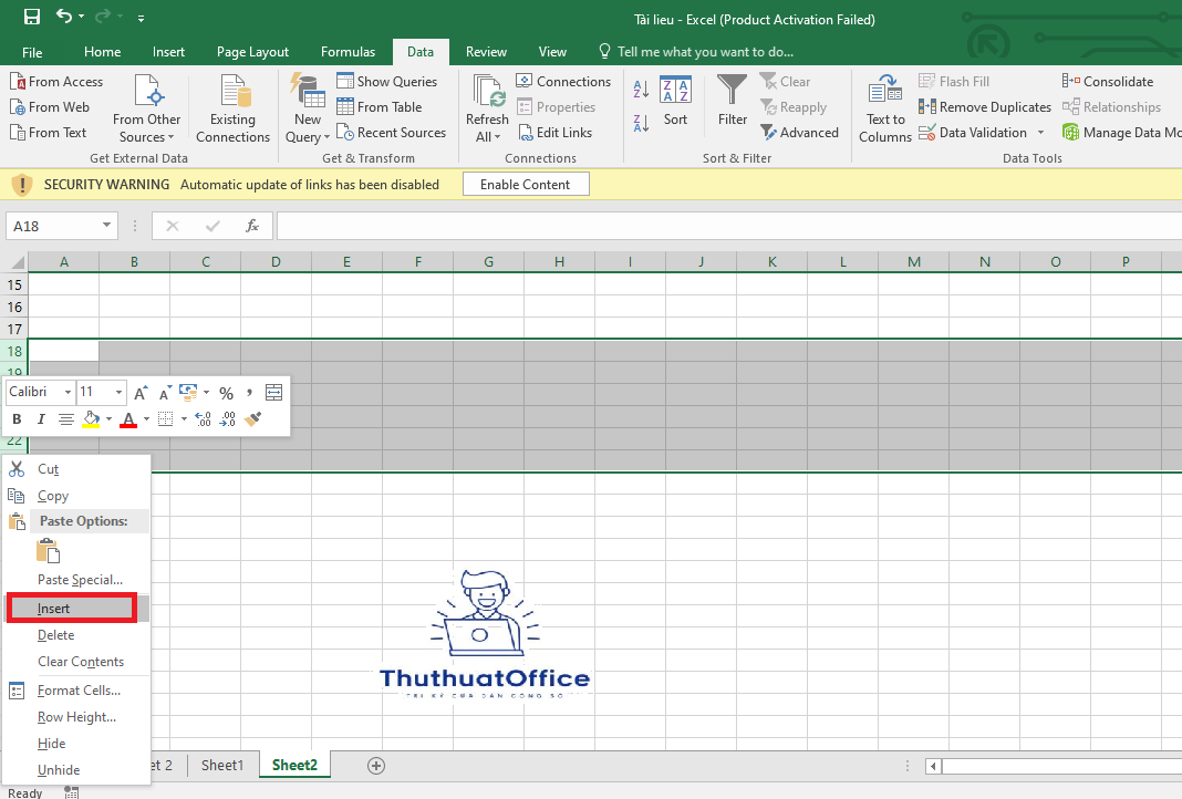 Hướng Dẫn Cách Thêm Dòng Trong Excel - Tăng Hiệu Quả Làm Việc 2