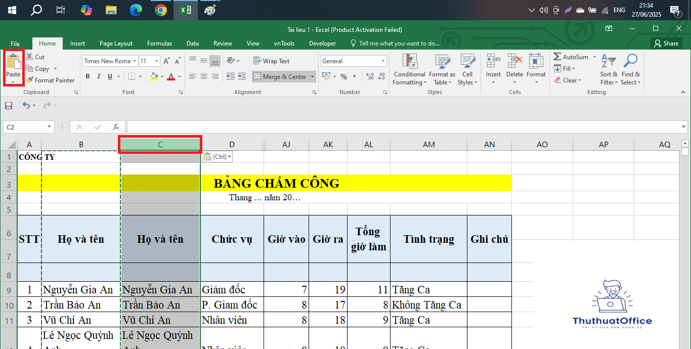 Cách Copy Trong Excel Hướng Dẫn Chi Tiết Từ Cơ Bản Đến Nâng Cao 2