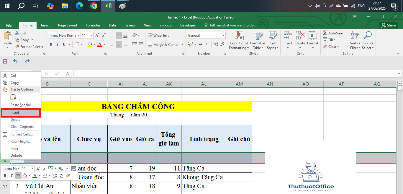 Cách Chèn Thêm Hàng Trong Excel Hướng Dẫn Chi Tiết Từ A-Z 1