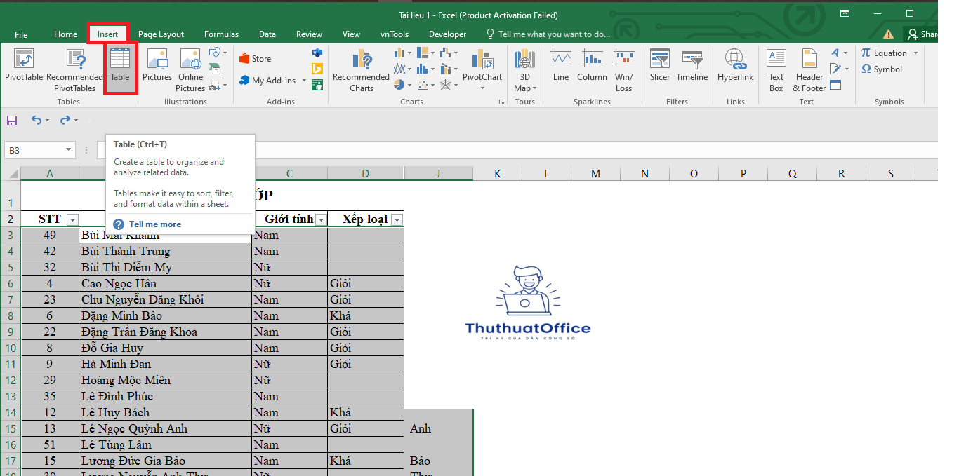 Hướng Dẫn Chi Tiết Từ A Đến Z Cách Sắp Xếp Thứ Tự Trong Excel 3