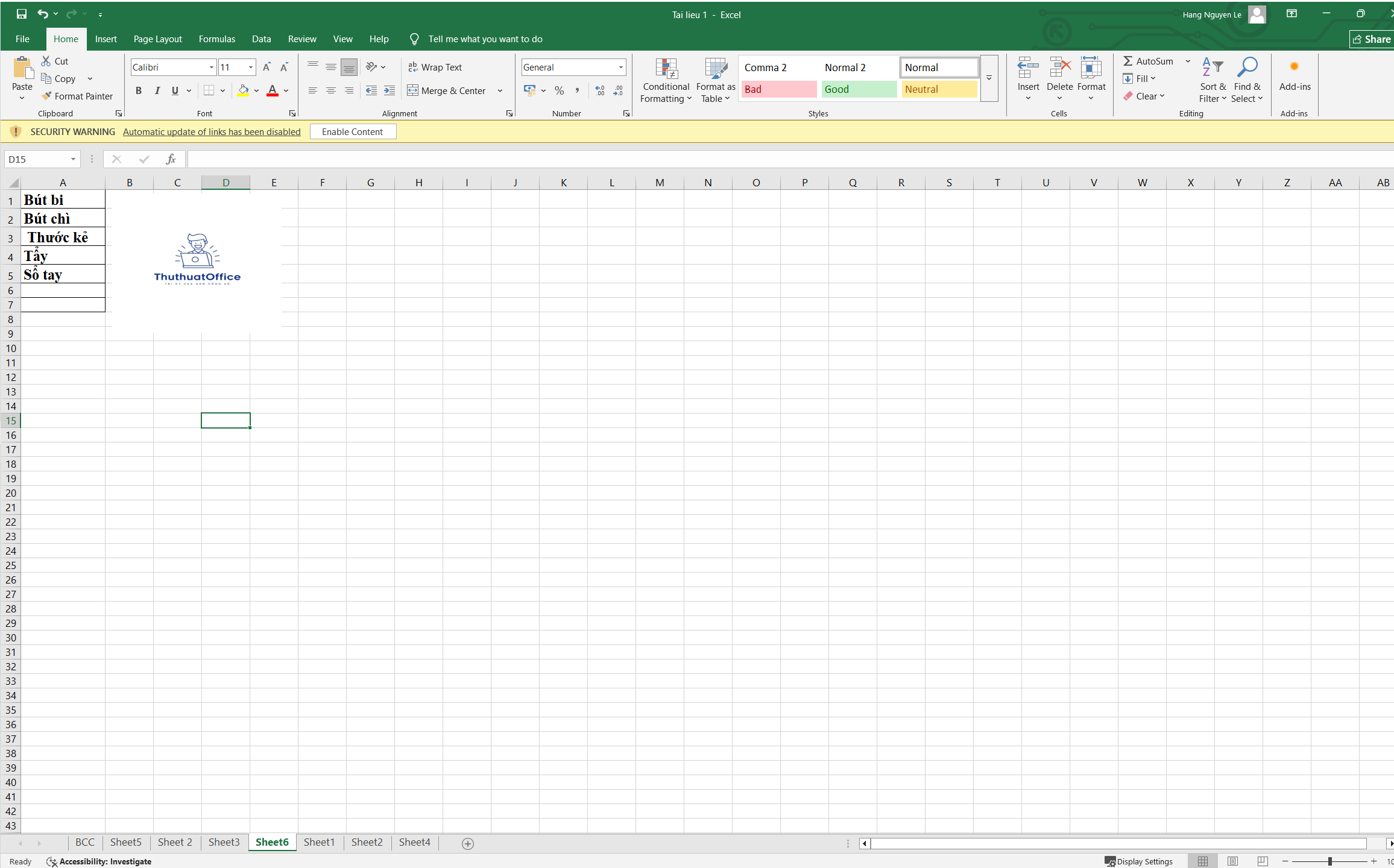Cách Tạo Lựa Chọn Trong Excel Hướng Dẫn Chi Tiết Từ A-Z 1