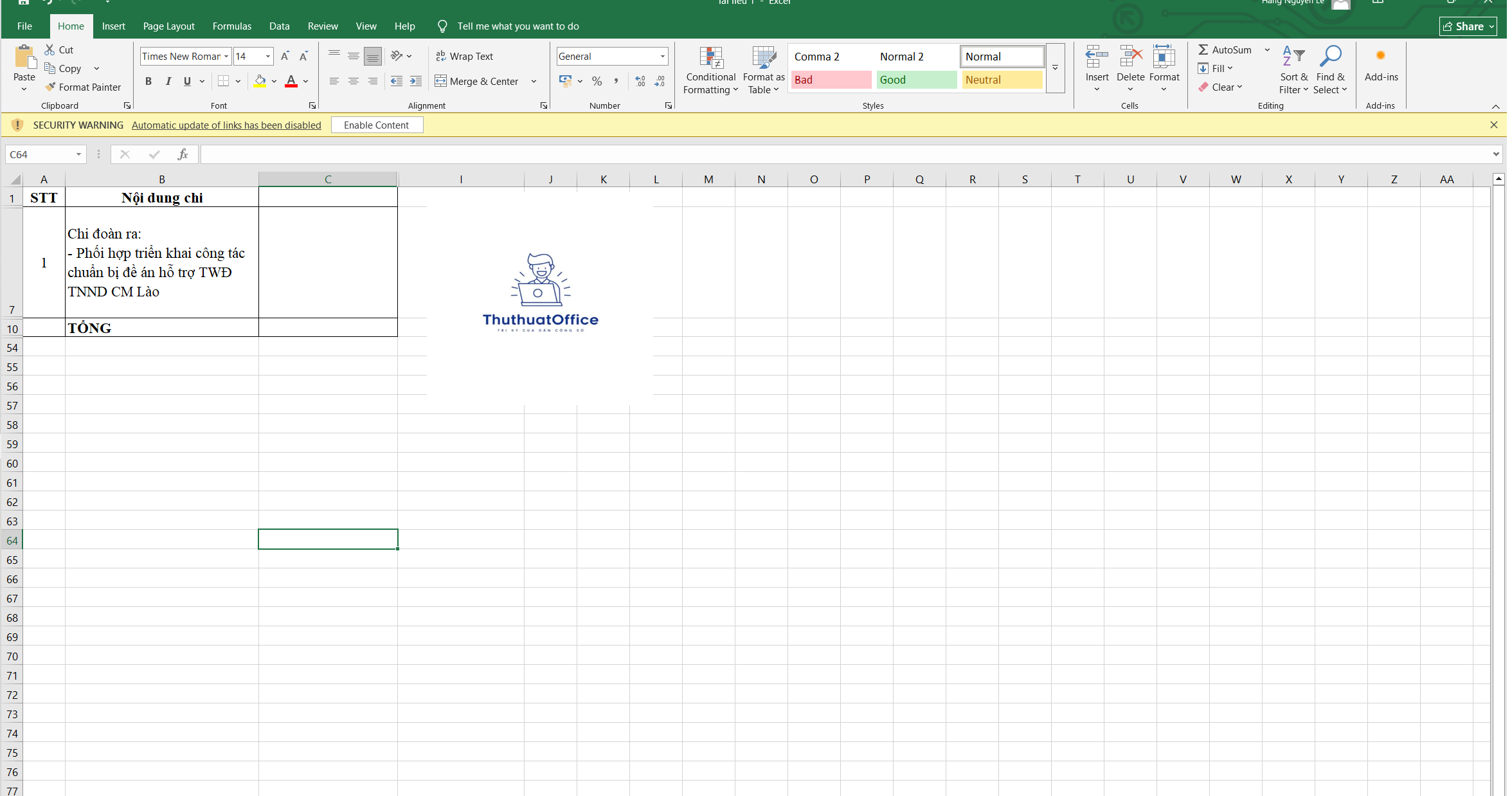 Cách Xuống Hàng Trong Excel Hướng Dẫn Chi Tiết Từ A Đến Z 1