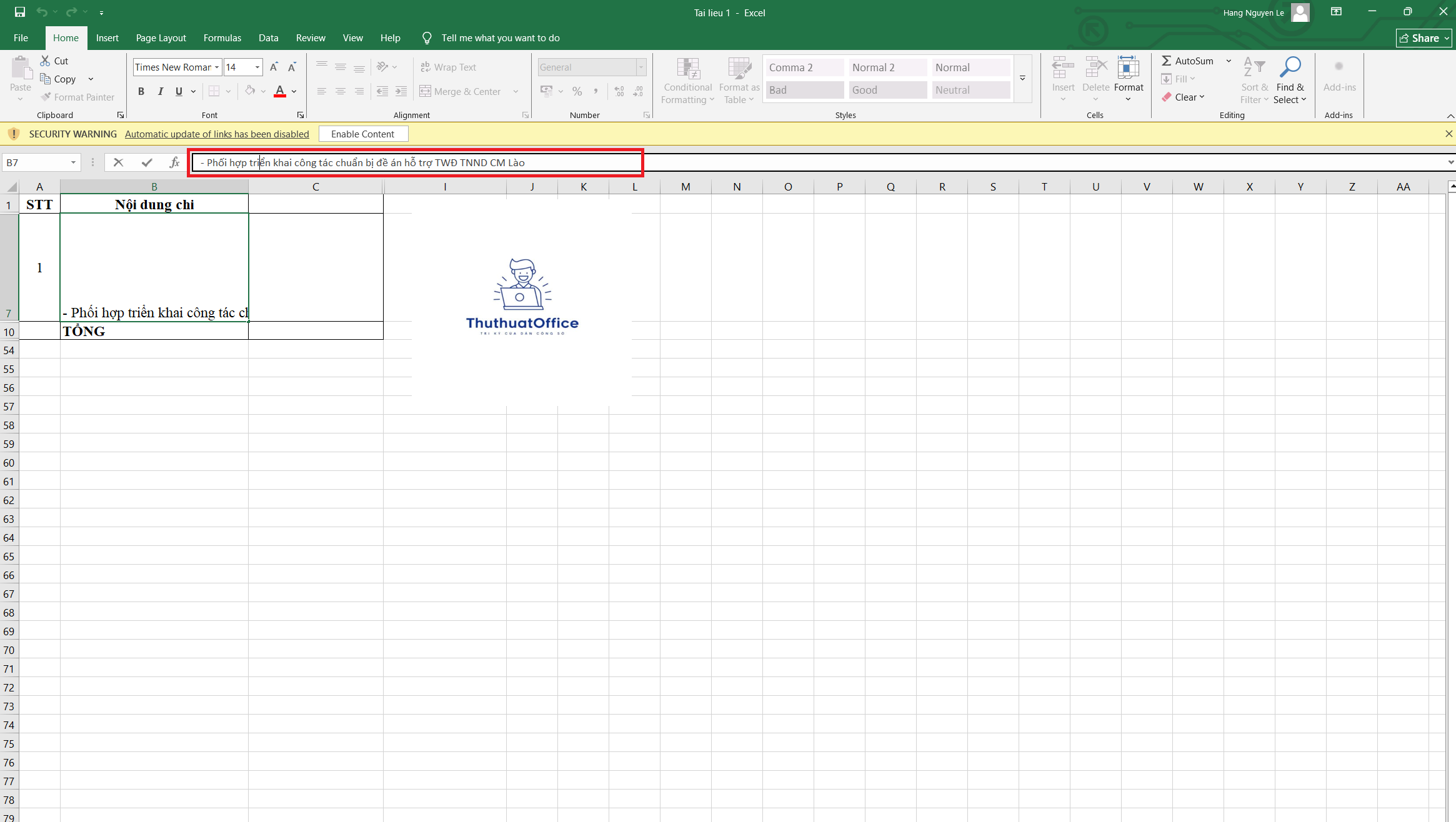 Cách Xuống Hàng Trong Excel Hướng Dẫn Chi Tiết Từ A Đến Z