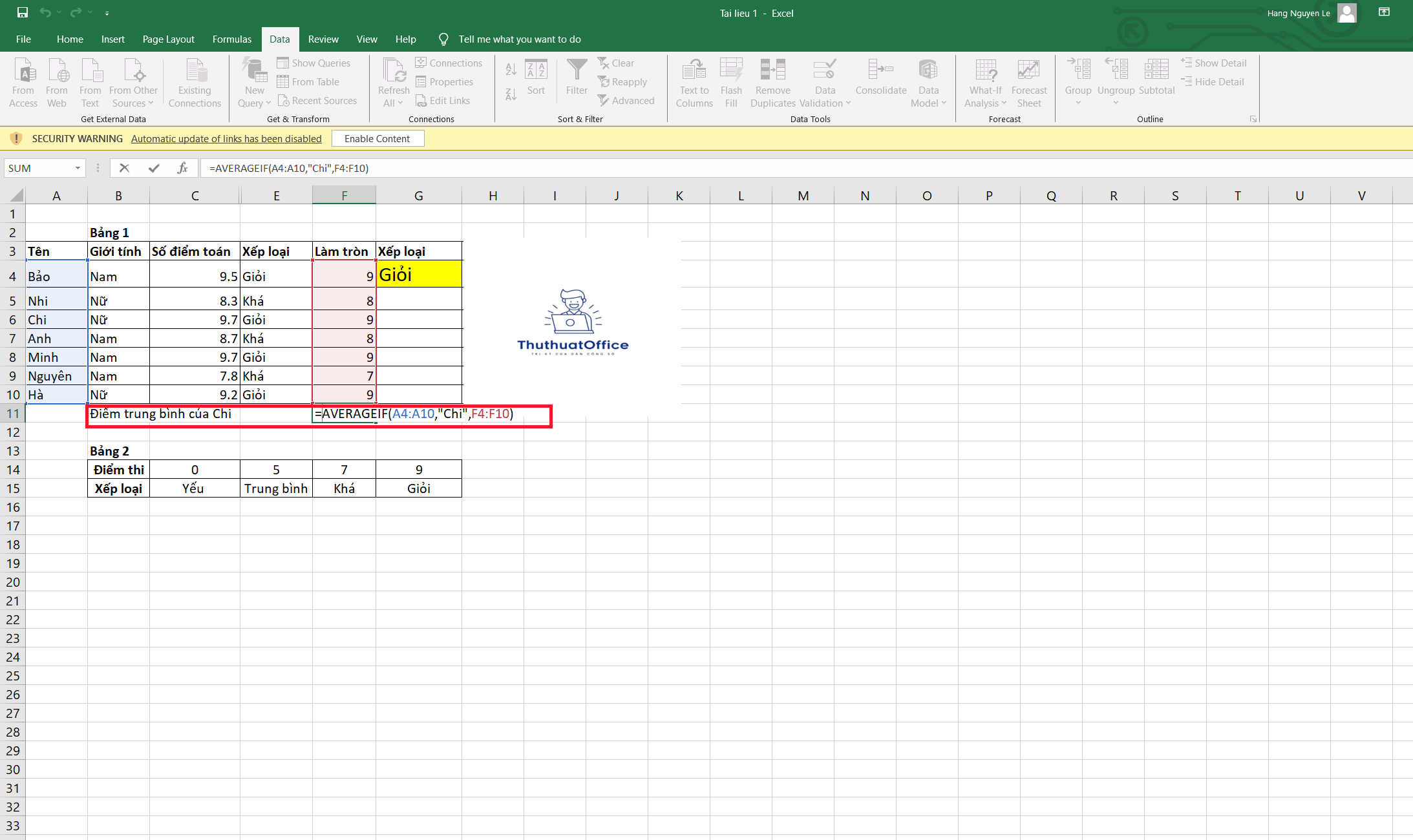 Cách Tính Trung Bình Trong Excel Hướng Dẫn Chi Tiết Từ Cơ Bản Đến Nâng Cao 2